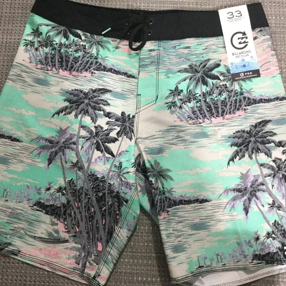 Billabong Sundays Pro Boardshorts Mint Color